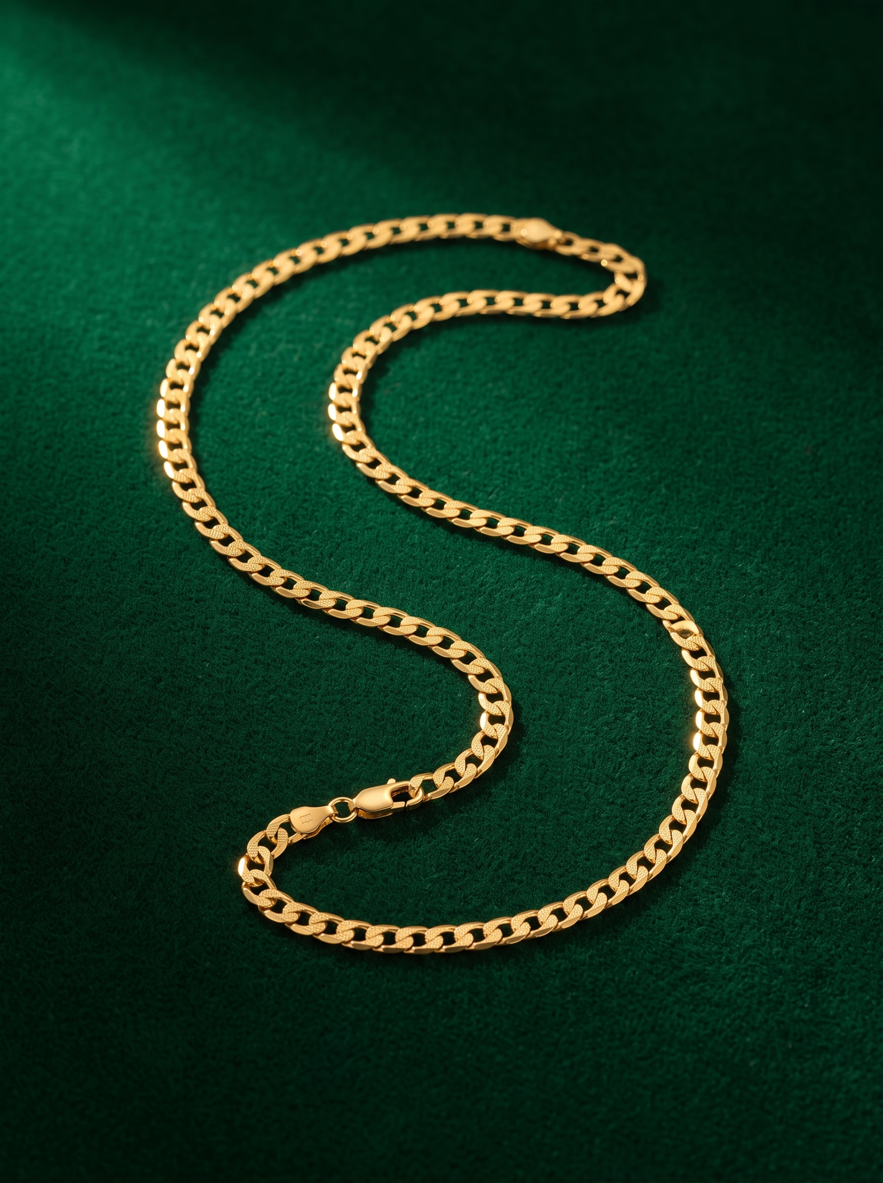 Cadena groumette en oro 18k
